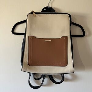 Aldo PortWine Cream and Brown Backpack